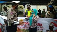 Polres Batu Bara Bersama Polsek Labuhan Ruku, Satpol-PP Laksanakan Operasi Yustisi Stasioner di Pekan Rabu Desa Karang Baru.