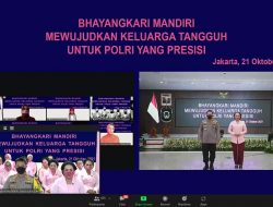 BHAYANGKARI POLRES SIMALUNGUN UPACARA SECARA VIRTUAL PERINGATAN HKGB KE 69 TAHUN TAHUN 2021.