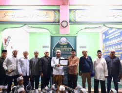 Yayasan Maulana Ismail Zen desa Selemak Binaan NU MWC Marelan Meriahkan Hari Santri Nasional.