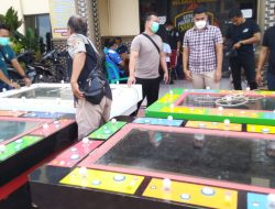Timsus Polres Batu Bara Amankan 4 Meja Judi Tembak Ikan.