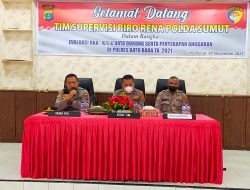 Polres Batu Bara Kedatangan Tim Biro Rena Polda Sumut.