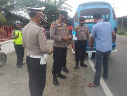 Polres Batu Bara Rutin Laksanakan Operasi Yustisi Guna Memutus Penyebaran Covid-19.