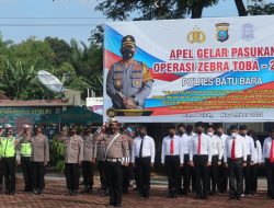 Polres Batu Bara Gelar Operasi Zebra Toba 2021 Berlangsung Selama 14 Hari.