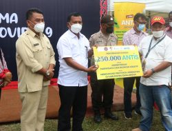 Bupati Simalungun tinjau pelaksanaan Kegiatan Serbuan Vaksin di Kecamatan Pamatang Sidamanik.