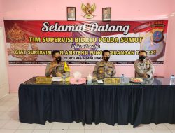 KAPOLRES SIMALUNGUN TERIMA KUNJUNGAN TIM SUPERVISI DAN ASISTENSI FUNGSI BIDKEU POLDA SUMUT.