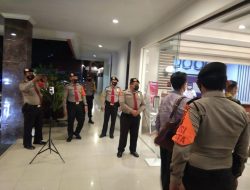 KASAT SABHARA POLRES SIMALUNGUN PIMPIN PAM KUNJUNGAN DUBES JEPANG KE DANAU TOBA.