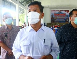 Bupati Simalungun Tinjau Pelaksanaan Vaksin Merdeka di Nagori Balimbingan.