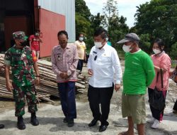 Tinjau Kilang Padi SP3T di Kecamatan Panombean Pane. Bupati Simalungun : Panombean Pane Lumbung Padi Simalungun Kilang Padi SP3T Segera Beroperasi.