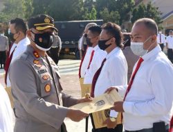 KAPOLRES SIMALUNGUN BERIKAN REWARD KEPADA PERSONIL BERPRESTASI.
