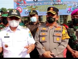 Forkopimda Batu Bara Gelar Apel Pasukan Lilin Toba 2021 Terkait Pengamanan Malam Natal dan Tahun Baru.