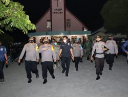 Polres Batu Bara Laksanakan Pengamanan Malam Natal Skala Besar.