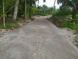 Bangunan Peroyek Dana Desa Tahun Anggaran 2021 Nagori Partembalan Tuntas di Kerjakan.