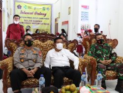 Kapolres Simalungun Bersama Forkopimda Ikuti Launching Vaksin Merdeka Anak Umur 6-11 Tahun Serentak.