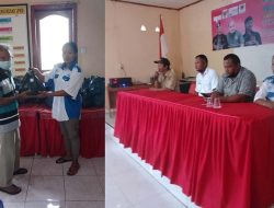 Anggota PPWI Bagikan Sembako Sumbangan Yayasan Sarupa di Desa Purwo Agung.