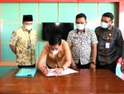 Bupati Zahir Terima  Penetapkan Lahan Pembangunan Perkantoran Pemkab Batu Bara dari BPN.