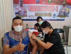 KELUARGA BESAR POLRES SIMALUNGUN SUDAH DI VAKSIN TAHAP III BOOSTER MODERNA.