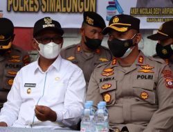 Himbauan Kapolres Simalungun Untuk Menjaga Fasilitas Umum Di Pantai Bebas Parapat.