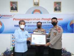Ombudsman Apresiasi 9 Polres Peraih Kepatuhan Tinggi Pelayanan Publik, Polres Simalungun Salah Satunya.