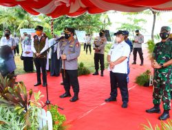 Tinjau Vaksinasi dan Lokasi Isoter, Kapolri Minta Forkopimda Babel Perkuat Pencegahan Lonjakan Covid-19.