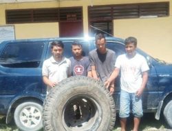 POLISI TINDAK TEGAS AMANKAN EMPAT ORANG MALING BAN SEREP DI PARAPAT.