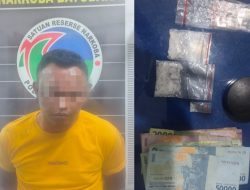 Personil Polres Batu Bara Amankan Warga Medang Deras di Duga Bandar Narkoba.