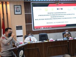 KAPOLRES SIMALUNGUN IKUTI RAKOR PROGRAM PEMBERANTASAN KORUPSI TERINTEGRASI SECARA VIRTUAL.