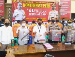Polres Batu Bara Gelar Pres Release Terkait Pencurian dan Penggelapan Mobil.