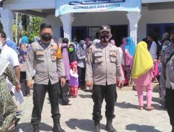 Polsek Lima Puluh Monitoring Pembagian BPNT.