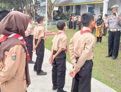 Sat Lantas Polres Batu Bara Laksanakan Sosialisasi Kepada Pelajar.