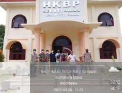 GELAR VAKSINASI DI GEREJA JAJARAN POLRES SIMALUNGUN PAM IBADAH MINGGU.