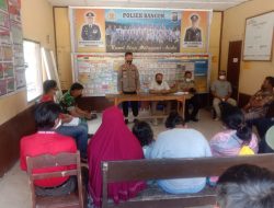 KAPOLSEK BANGUN TUNTASKAN KASUS MEMANEN HASIL  PERKEBUNAN MELALUI RESTORATIF JUSTICE.