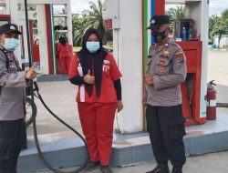 Samapta Polsek Lima Puluh Laksanakan Patroli Berikan Rasa Aman Warga.