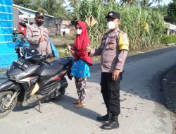 Berikan Rasa Aman Jelang Bulan Ramadhan  Polsek Lima Puluh Lakukan Patroli.