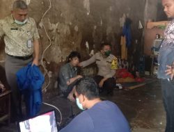 Bhabinkamtibmas Polres Batu Bara Bantu Perekaman E -KTP Warga Tuna Netra.