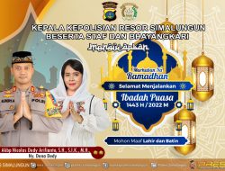 MENYAMBUT BULAN RAMADHAN KAPOLRES SIMALUNGUN MENGHIMBAU MASYARAKAT LAKSANAKAN VAKSIN BOSTER.