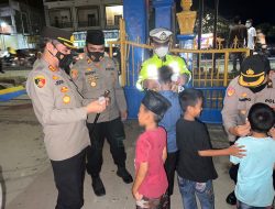 Kapolres Batu Bara Pantau Personil Pengamanan Ibadah Sholat Tarawih.