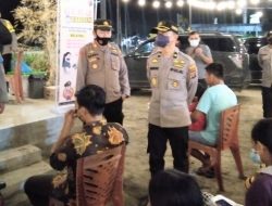 Polres Batu Bara Laksanakan Vaksinasi Malam Hari.