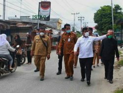 Kunker di Kecamatan Bandar, Bupati Simalungun Tinjau Operasi Pasar Murah dan Sejumlah Aset Milik Pemkab Simalungun.
