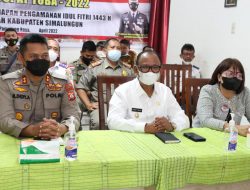 Wakil Bupati Simalungun, Kapolres, Ketua PN Ikuti Rakor Lintas Sektoral Bersama Kapoldasu secara Virtual.