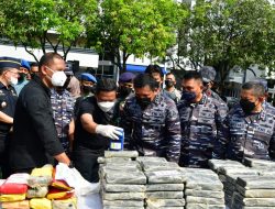 TNI AL Gagalkan Penyelundupan 179 Kg Kokain Senilai Rp. 1,25 Triliun