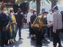 Bupati dan Forkopimda Simalungun Sambut Kunjungan Kabaharkam Polri di Parapat.