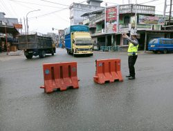Polres Batu Bara Laksanakan Pengaturan Lalu Lintas Pagi Secara Humanis.