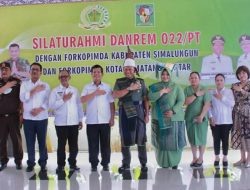 Silaturahmi Danrem 022/PT Bersama Forkopimda Kabupaten Simalungun Dan Kota Pematangsiantar.