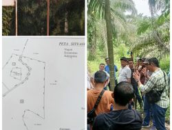 Terkait Laporan Polisi Dugaan Penyerobotan Tanah Milik Hendri Siregar,  Polres Simalungun Gelar Rekontruksi TKP dan Cek Batas.