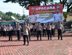 Polres Batu Bara Gelar Upacara HUT Bhayangkara Ke-76 Tahun 2022, 19 Personil Naik Pangkat