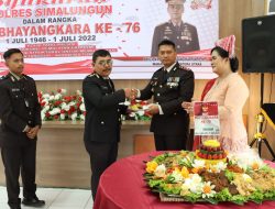 POLRES SIMALUNGUN GELAR SYUKURAN HARI BHAYANGKARA KE 76 TAHUN 2022