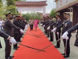 Polres Simalungun Laksanakan Welcome And Farewel Parade Serah Terima Jabatan Kapolres Simalungun