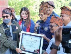 Wakil Bupati Simalungun dampingi Menparekraf Tinjau Desa Wisata Kampung Warna Warni