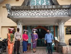 POLSEK BANGUN BERSAMA POLSEK SEJAJARAN POLRES SIMALUNGUN TINGKATAN KRYD DENGAN PAM IBADAH MINGGU