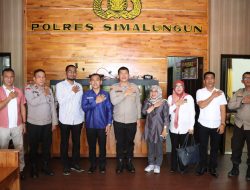 KAPOLRES SIMALUNGUN TERIMA AUDIENSI KPU DAN BAWASLU SIMALUNGUN